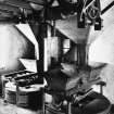 Interior.
View of stones floor.