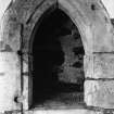 Neidpath Castle
View of aumbry in embrasure of West window, Hall floor