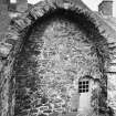 Neidpath Castle
View of remains of barrel-vaulted roof of wing