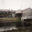 Peebles, March Street, March Street Mills
General view (across pond) from east of east side of mill