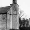 Detail of belltower from NW.