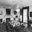 Traquair House, interior
View of Low dining room