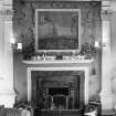 Interior.
First floor, high drawing-room, view of fireplace with overmantle.