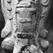 Detail of family crest.