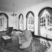 Interior.
Ground floor, view of sitting room from NNW.