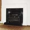 Interior.
Ground floor, dining room, detail of fireplace.