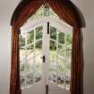 Interior.
Ground floor, dining room, detail of French doors.