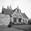Alloa, Bedford Place, Alloa West Church, exterior.
View of hall from SW.