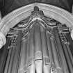 Alloa, Bedford Place, Alloa West Church, interior detail of organ.