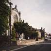 View from NW looking E along Drysdale Street showing the church in its urban setting.