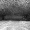 Interior. 
Detail taken inside Oven No.1 showing its brick roof and stone rear wall and floor.