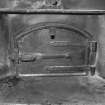 Interior. 
Detail of door of Oven No.2 in closed position.