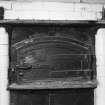 Interior. 
Detail of upper door of steam oven.