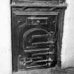 Interior. 
Detail of bottom doors of steam oven.