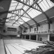 Interior.
View of swimming pool from NW.