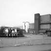 Alloa, Whins Road, Brewery
General view from SE, with lager store area to right