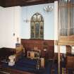 Interior. View of chancel from NE from gallery