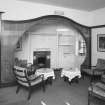 Interior. View of Drawing Room from South West showing inglenook