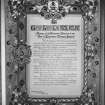 Photographic copy showing a ceremonial presentation scroll to Mr George Smith, Manager of the Westquarter Facotry of Nobel's Explosives Company Limited on the occasion if his marriage.