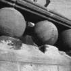 Detail of balustrade on crown steeple