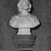Interior. 2nd. floor, exhibition room, detail of bust of King Robert The Bruce