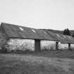 General view of barn from SW.