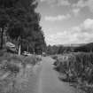 View of specimen hut and West Highland Way.