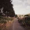 View of specimen hut and West Highland Way.