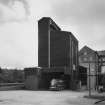 View of pellet store and weighbridge from NW.