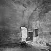 Interior view of Elphinstone Tower showing first floor room towards alcove on S side.
