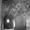 Interior view of Elphinstone Tower showing gallery along N wall of upper storey.