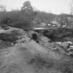 View from NE showing flood damaged bridge.