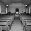 Interior.
View of preaching auditorium from SW showing pulpit.