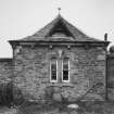 Detail of gable on NW elevation.