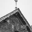 Detail of carved wheatsheaf.