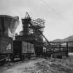 Manor Powis Colliery. 
View of pithead, with part of coal preparation plant visible (left). 
undated