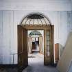 Interior. View of lobby from E