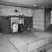 Interior. Basement View of former kitchen