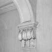 Interior. Detail of hall plaster corbel