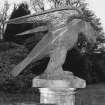 Detail of eagle on entrance pillar