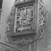 Argyll's Lodging. Detail of panel above main entrance.