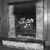 Interior. Courthouse ground floor view of North vaulted room showing fireplace