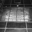 Interior.
Dining room, detail of ceiling at S end.