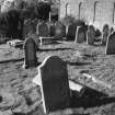 View of burial ground from SE.