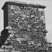 Detail of NW gable chimneystack.