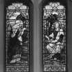 Interior.
Detail of stained glass windows depicting Our Lord with the Samaritan woman by Ballantine 1901-1906.