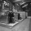 Light Fabrication & Engineering (Bay 4): View of 2 "Wee Chieftan" boilers, and 2 crates containing boilers awaiting collection, at NE end of bay
