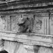 North facade, detail of gargoyle.