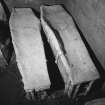 Interior.
Douglas vault, view of two coffins.