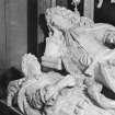 Interior.
Queensberry Monument, detail of effigies.